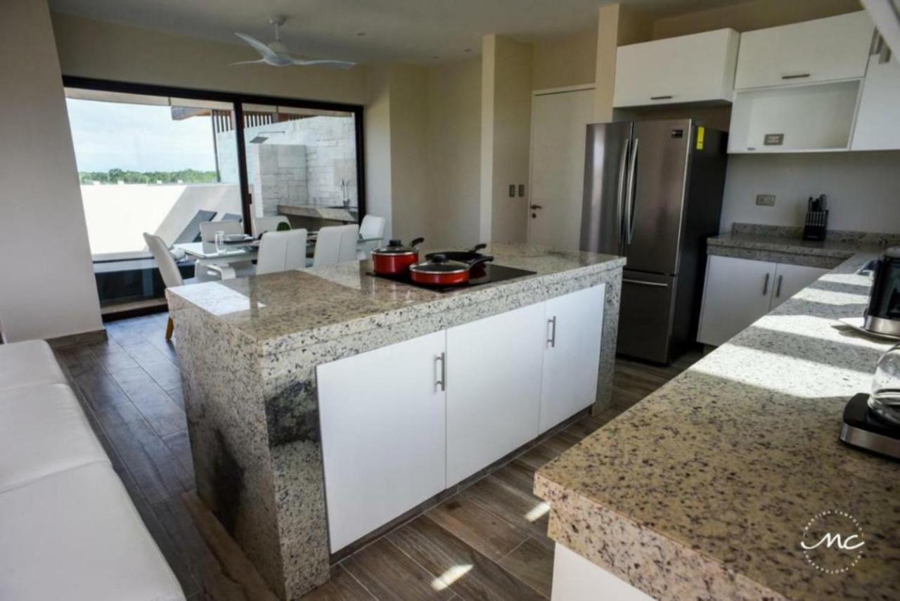 Penthouse Blue Luxury La Veleta Apartment Tulum Luaran gambar