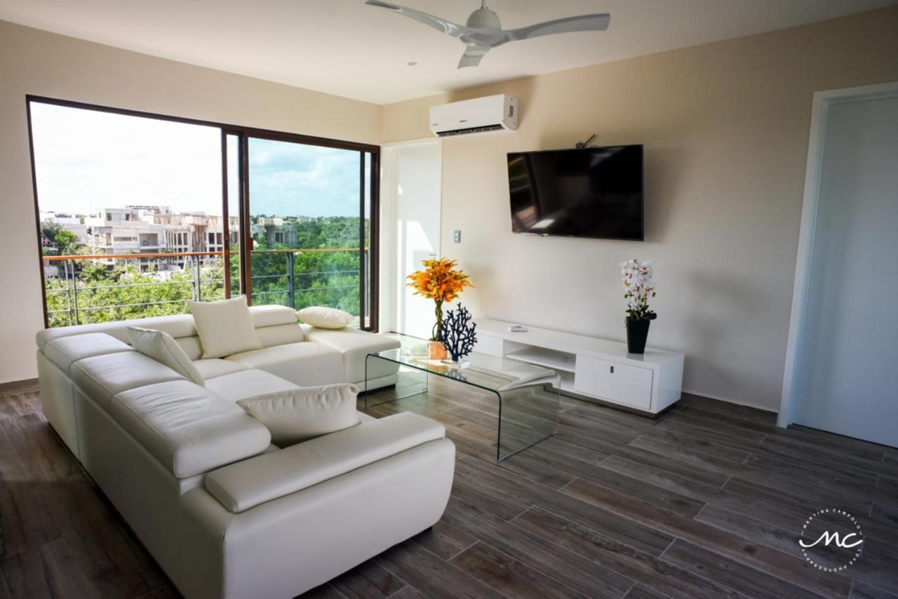 Penthouse Blue Luxury La Veleta Apartment Tulum Luaran gambar